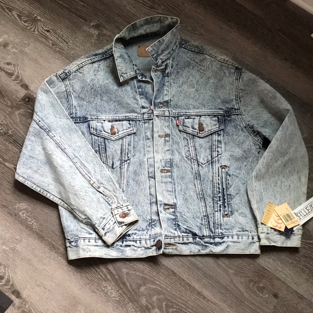 Levi’s  Type 3 acid wash denim trucker jacket - Picture 6 of 16